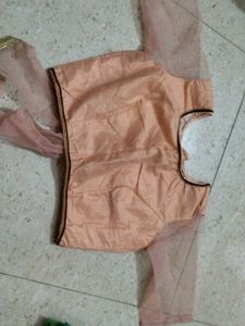 Elegant Peach Blouse