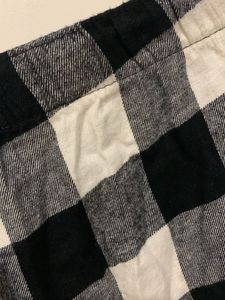 checked sweat pants
