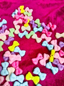Mix Colour Bow Charm
