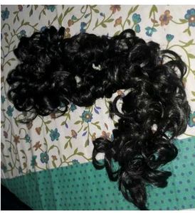 Black Curly Hair Extension Clip-in
