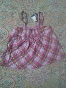 Cute Plaid Baby Doll Top age 5 year