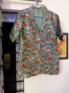 Women's SHAE By Sassafras Olive Green Blazer Set