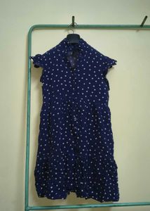 Trends Navy Polka Dot Dress