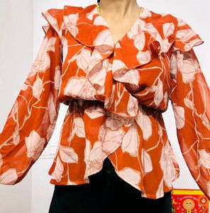 Orange Flower Top Sassafras