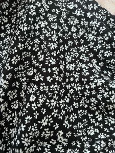 Elegant Floral Print winter dress