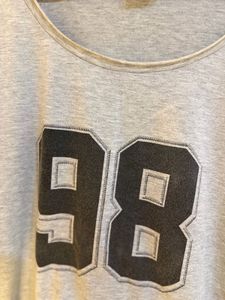 Grey '98' Graphic T-Shirt