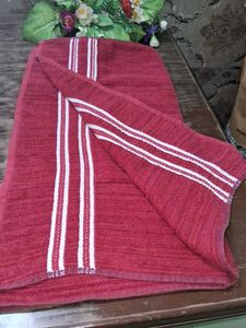 Maroon Striped Towel ♥️