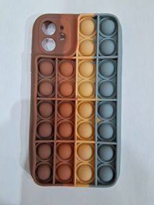 Iphone 11 Mobile Cover (Bubble) Brown Shade