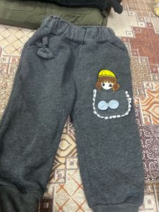 2 warm thick fleece trousers
