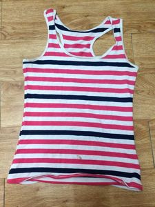 Striped Racerback Tank Top