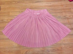 Chic Pleated Pink Mini Skirt
