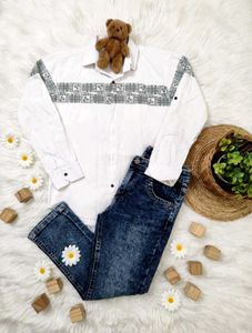 Men's Casual Shirt with Jeans and Cargo Pants
