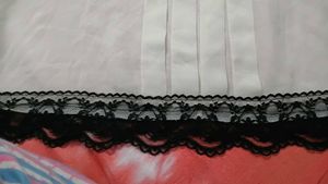 Women's Black &amp; White Lace Trim Tank Top