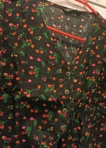Floral Wrap Top
