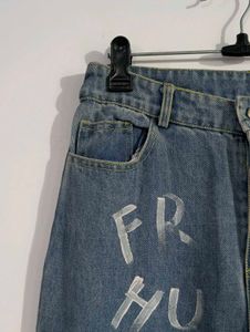 BB World Free Human Print Jeans