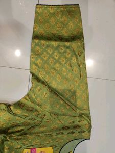Green Brocade Kurta with Pants