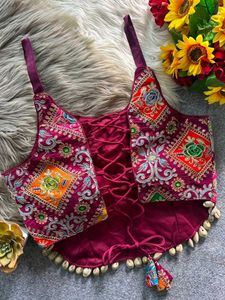 Vibrant Embroidered Ethnic Blouse