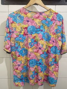 Vibrant Floral Print T-Shirt