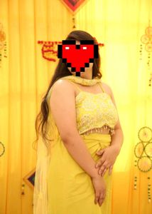 Yellow Lehenga Choli(Margin upto 38 bust)