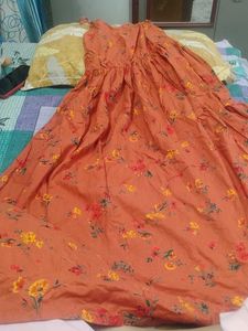 Floral Orange Sundress