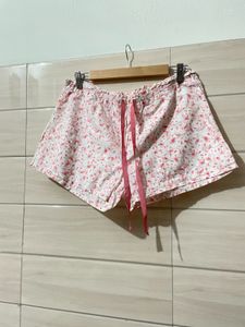 imported Pink Floral Print Shorts