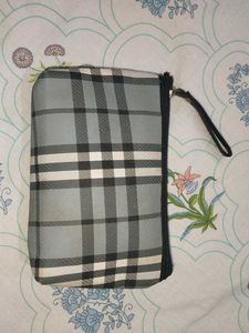 Classic Plaid Clutch Wallet