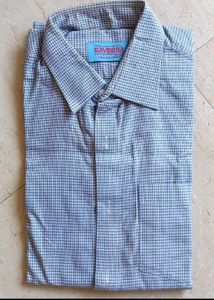 Raymond Classic Blue Checkered Shirt