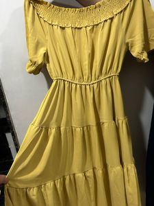 Boho Tiered Off-Shoulder Dress