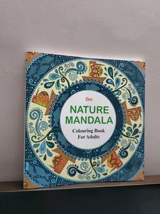 OM Mandala Adult Colouring Book &amp; Milan 24 colour