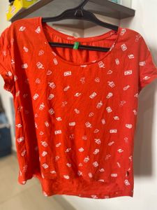 Orange short T-Shirt