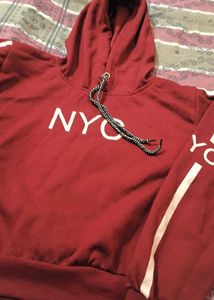 NYC Maroon Hoodie
