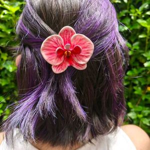 Cute Orchid Hair Clip