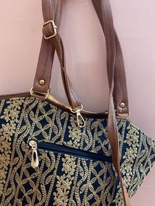 Vintage Embroidered Shoulder Bag