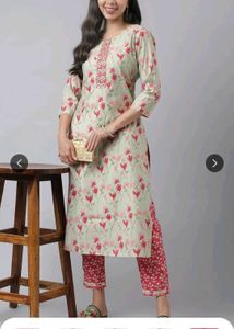 Brand New Floral Print Kurta Set