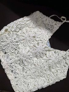 Zara Lace crop Top