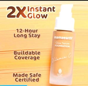 Mamaearth Glow Serum Foundation