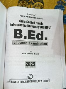 B.Ed Common Entrance Test Guide
