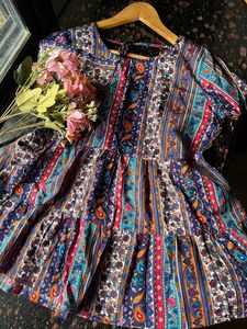 Indowestern printed tunic