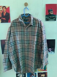 Plaid Long Sleeve overshirt