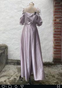 Elegant Lavender Off-Shoulder Dress🎀🦋💖