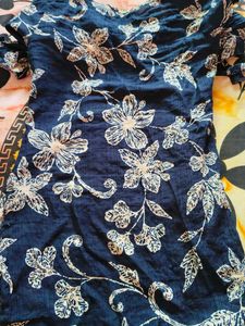 Blue Floral Kurti