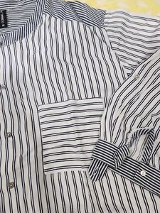 Striped Button-Up Shirt