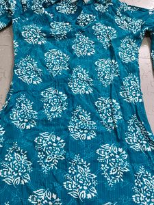Blue Short Kurti