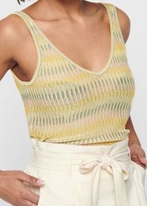Pastel knit cropped top