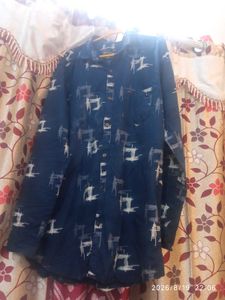 Denim blue shirt