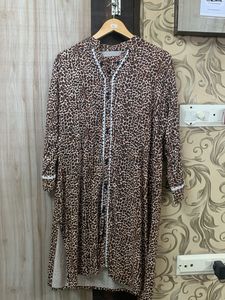 Stylish Leopard Print kurta set