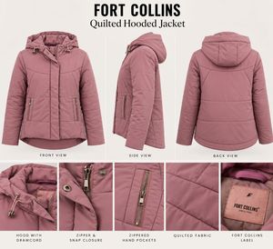 Fort Collins Quilted Hooded Jacket