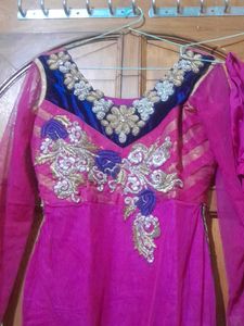 Designer Pink Kurta Set with Dupatta