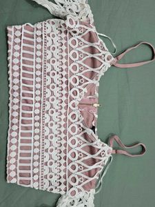 Bohemian Lacy Crop Top