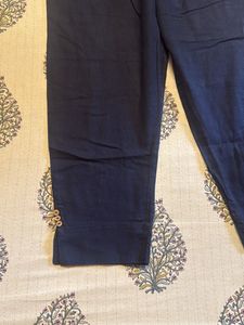 Comfortable Dark Blue Palazzo Pants